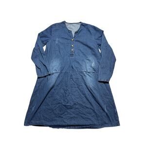 VINTAGE MORDENMISS Blue Denim/Jean Dress, size women's XL, Flowy, wide fitting